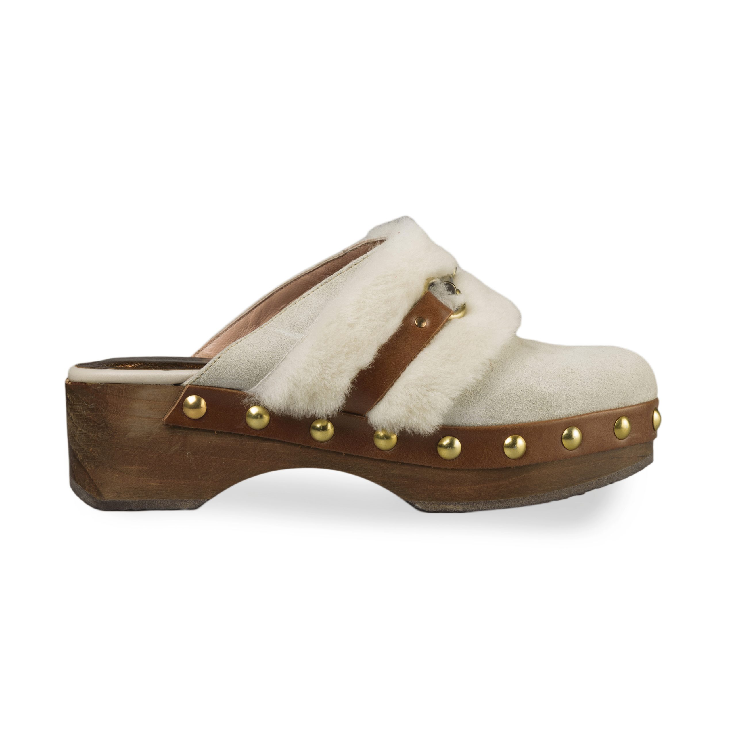 fuzzy clogs womens